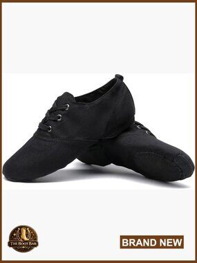 Lace-Up Dance Sneakers for Ballet Jazz Gymnastics Yoga Performance